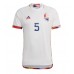 Cheap Belgium Jan Vertonghen #5 Away Football Shirt World Cup 2022 Short Sleeve
